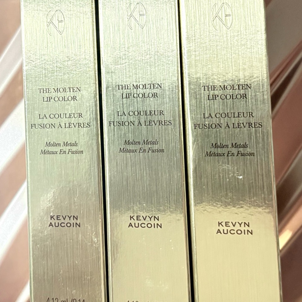 Kevyn Aucoin Molten Lip Color Trio - Gold and Titanium